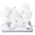 Termichy Baby Bottle Dryer Rack with Removable Water Tray, Baby Drying Rack Ideal for Bottles, Teats, Cups, Pump Parts and Accessories Grey