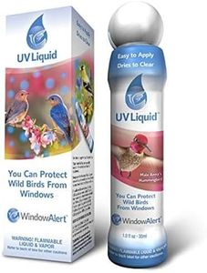 WindowAlert UV Liquid Marker | Anti-Collision Bird Deterrent to Prevent Bird Strikes on Windows and Glass Doors | Protect Wild Birds Around Homes and Buildings