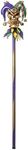 California Costumes Mardi Gras Cane Standard