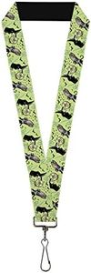 Buckle-Down Movies Lanyard, The Wizard of Oz Wicked Witch of the West and Flying Monkeys, Elastic
