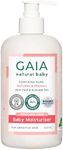 GAIA Natural Baby Moisturiser | 100% Natural Origin | Sensitive Skin formula | organic Avocado Oil | organic Shea Butter | Petrochemical Free | Perfume Free | Paraben Free | Australian Made | 500mL