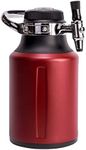 GrowlerWerks uKeg GO Carbonated Beverage Dispenser, Chili 64oz