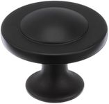 Amerock Allison Value Allison Value 1-1/4 in (32 mm) Flat Black Cabinet Knob - 10 Pack, Flat Black