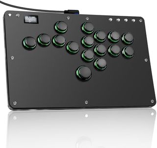 Sehawei Haute42 Arcade Stick R16 All-Button Arcade Controller 16Keys for PC/Ps3/Ps4/Switch/Steam,Fight Stick for Fighting Games with Custom RGB & Turbo Functions & Hot Swap Black