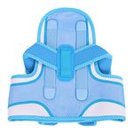 Children Posture Corrector Kids Shoulder Back Brace Belt Kyphosis Lumbar Support Belt (Blue-S)