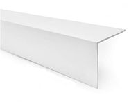 White Durable 1M PVC Trim for Edges & Corners Upgrade Your Home or Office Perfect 90 Degree Angles - 100x100mm & 70x70mm Sizes With 3MM Wall Thickness TMW Profiles (70x70mm)