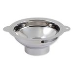 RSVP International Endurance Canning Collection Non-Reactive 18/8 Stainless Steel, Dishwasher Safe, Funnel, Wide Mouth, 2-3/4"