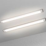 muzha 2 Packs LED Batten Lights，PC 