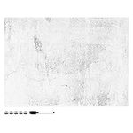 Navaris Magnetic Memo Board Whiteboard - 70 x 50 cm Dry Erase White Board with Design for Wall - Includes Marker and Magnets - Concrete