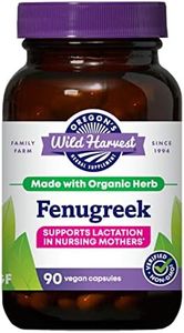 Oregon's Wild Harvest Fenugreek Organic Herbal Supplement, 90 Count