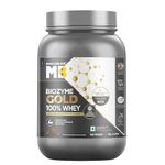 MuscleBlaze Biozyme Gold 100% Whey Protein (Double Rich Chocolate, 1kg / 2.2 lb) | Whey Isolate as Primary Protein Source