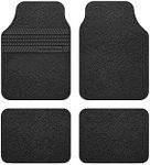 Goodyear GOD9018 Set of 4 Carpets, Black