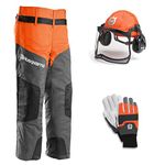 Husqvarna Chainsaw Protective Kit Basic - Helmet Gloves Chaps PPE kit