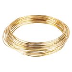 ART IFACT 10 Meters Brass Wire - 18 Gauge (1.219 mm Diameter) - Golden Wire for Jewellery - DIY Jewellery & Artistic - Imitation Jewellery Part