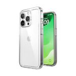 Speck Clear iPhone 15 Pro Case - Slim, MagSafe Compatible, Drop Protection - Scratch Resistant, Anti-Yellowing, 6.1 Inch Phone Case - GemShell Clear