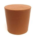 Rubber BUNGS Stopper Pkt of 5 Orange 18mm x 15mm x 24mm Solid Ideal for Chemistry Home Brew OR Science