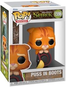 Funko Pop! Movies: Shrek Dream Works 30th - Puss in Boots in Boots - Figurine en Vinyle à Collectionner - Idée de Cadeau - Produits Officiels - Jouets pour Les Enfants et Adultes - Movies Fans
