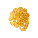 P.C. Chandra Jewellers 22K (916) Yellow-Gold Ring for Women, Yellow Gold - 5.54 Gram