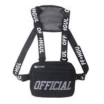 Leikance Vest Bag,Unisex Chest Bag Hip Hop Style Vest Crossbody Bag Fashion Chest Rig Vest Waist Bag