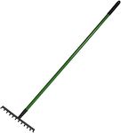 MARKSMAN TOOLS AK Sons lawn leveling rake- 12 teeth garden rakes for lawns heavy duty- garden rake of handle grip for heavy work.