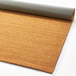 WEST DERBY CARPETS ONLINE eXtreme® Coir Floor Matting 17mm, Natural | Coconut Fibre Entrance Mat - 12 (100 x 100 cm)