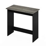 Furinno Simplistic Computer Desk, Study Desk, Writing Desk, French Oak/Black, 80 (W) x 75.7 (H) x 39.4 (D) cm