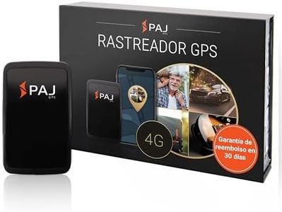 PAJ GPS Allround Finder 4G - Localizador GPS para Niños, Personas Mayores, Coches y Motos - Seguimiento en Tiempo Real, Historial de Rutas y Alarmas - Batería de hasta 60 Días (Modo Espera)