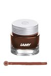 LAMY T53 500 30 ml Fountain Pen Ink Bottle Box Pack | Clean Lines & Minimalistic Design | Delivers An Exceptional Color Intensity | Topaz - Brown Crystal Ink, Pack Of 1