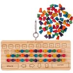 Super Bird Creations SB1225 Birdie Keyboard Bird Toy - Hardwood Keyboard Base with Chewable Corks - Versatile Parrot Training Toy for Foraging Fun for Cockatiel Parakeet - Ideal for Small/Medium Birds