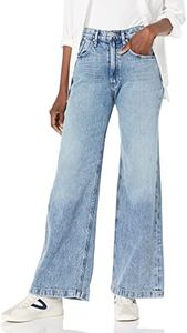 HUDSON Women's Jodie High Rise Loose Wide Leg, Young at Heart, 28