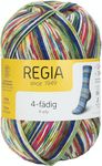 100 gr Sock Wool Regia 4-ply Mix -it tropical color Col. 9386