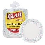 Glad Round Disposable Paper Plates 