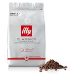 illy Classico Coffee Beans, 100% Arabica Blend, Medium Roast, Intensity 5/9, Smooth & Balanced with Caramel & Floral Notes, Suitable for Bean to Cup & Fresh Grinding, 500g Refill Pouch
