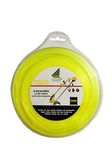 SHoRI NYLON TRIMMER LINE/WIRE FOR BRUSH CUTTER TRIMMER/TAP & GO-3MM/50MTRS-YELLOW-SQUARE