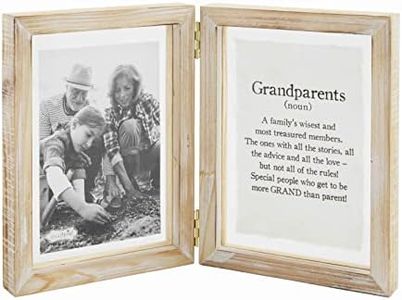 Mud Pie Cornice in vetro con cerniera, 4 x 6 cm