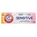 ARM & HAMMER Sensitive Whitening Fluoride Anticavity Toothpaste with Orajel, Frosted Mint 4.50 oz (Pack of 4)