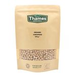 Organic Chickpeas - High Fiber, High Protein Snack - Raw, Vegan, Non-GMO - No Additives, No Preservatives - Perfect for Salads, Soups, Curries - Thames Organic 500g