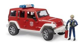 Bruder Jeep Wrangler Unlimited Rubicon Fire Department with Fireman