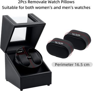 Mcbazel Double Watch Winder Box – Automatic Watch Storage Display