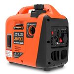 AIVOLT 1200W Petrol Inverter Generator 4 Stroke Portable Silent Suitcase Generator for Camping, Home Use - True Sine Wave, Super Lightweight, Ultra Quiet