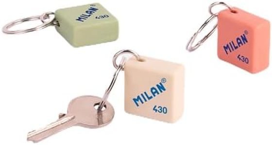 MILAN Pack 3 llaveros con forma de goma MILAN 430