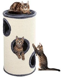 i.Pet Cat Tree Cats Tower Ultimate Scratching Post, 70cm Height Pet Toy Scratcher Cardboard Posts Indoor Kittens Play Towers and Trees Corner Toys, No Assembly Required