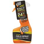 Dead Down Wind Evolve Field Spray 12oz Bottle and 3 Pac-It Refill Unscented Hunting Spray for Odor, Great for Hunting Accessories, Clothes, and Gear