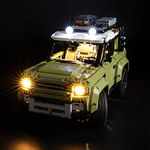 BRIKSMAX Led Lighting Kit for LEGO Technic Land Rover Defender,Compatible with LEGO 42110 Building Blocks Model- Not Include the Lego Set…