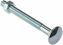 Carriage Bolt & Nut ZP M8 x 180 mm Bag 10