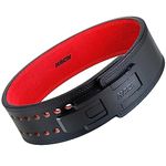 Hack Athletics Premium 13MM Weight Lifting Lever Belt -Power Lifting Belt for Men & Women for Lower Back Support, Multipurpose Gym Workouts Deadlifts Squats Powerlifting - 4 Inch Wide (Medium)