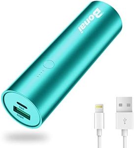 BONAI Batterie Externe Portable 5800mAh Mini Chargeur Haute Vitesse Power Bank pour Smartphones iPhone X/6/7/8plus iPad Samsung Galaxy S8/9/Note9 Huawei Sony et Tablettes Ultra-léger