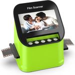 Film and Slide Scanner with 4.3'' LCD Screen, Convert Color & B&W, 135, 126, 110, Super 8 Negatives and 35mm Slides to JPEG