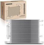 A-Premium Air Conditioning AC A/C AC Condenser Compatible with Nissan Versa 2012-2019 Versa Note 2014-2019 L4 1.6L