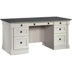 Sauder Palladia Executive Desk, Glacier Oak Finish